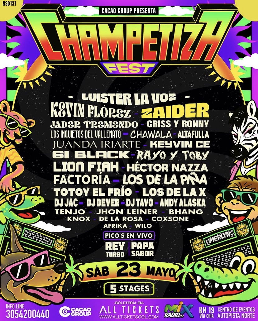 Champetiza Fest 2026 llegará a Bogotá con grandes artistas