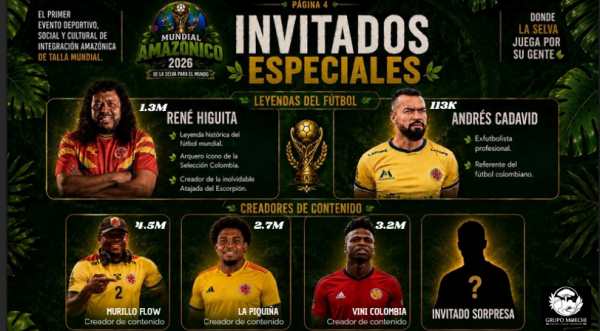 Mundial Amazónico 2026: deporte, cultura e integración en Leticia