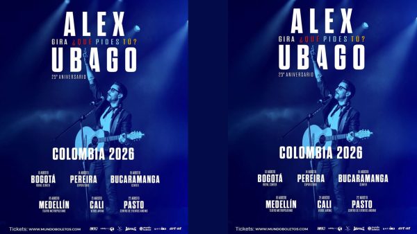 Álex Ubago regresa a Colombia con su gira “¿Qué Pides Tú?”