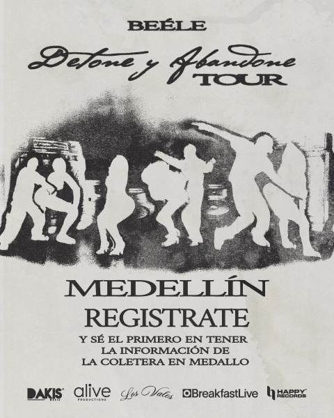 Beéle confirma concierto en Medellín y abre prerregistro para boletas