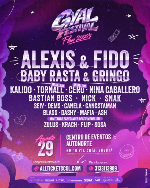 GYAL Festival 2026: Alexis y Fido junto a Baby Rasta & Gringo revivirán el reggaetón de los 2000