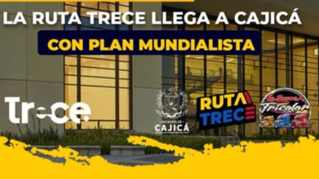 Cajicá se viste de tricolor: La Ruta Trece llega este sábado para vibrar con el partido Colombia vs. Portugal