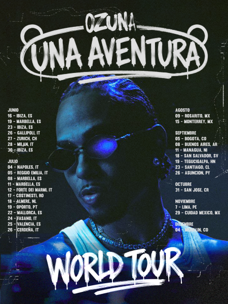 Ozuna confirma conciertos en Bogotá y Medellín con Una Aventura World Tour