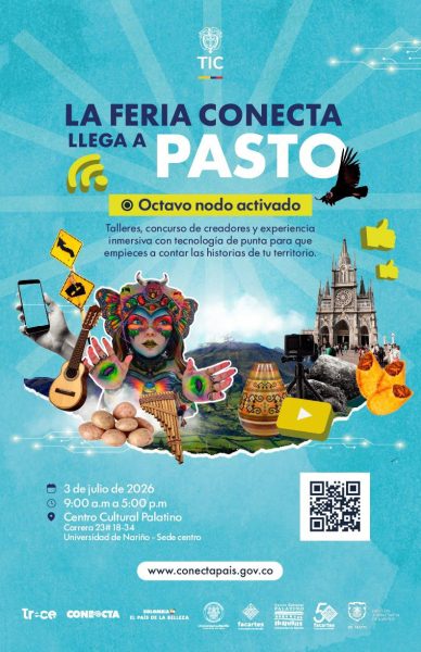 Ruta TIC llega a Pasto y Nariño para conectar cultura y tecnología