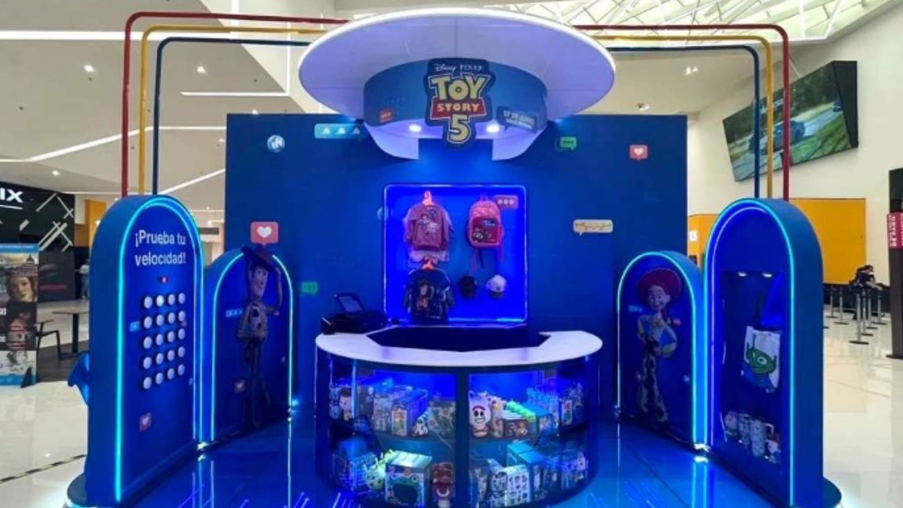 La magia de Toy Story 5 llega a Cine Colombia con tiendas temáticas exclusivas y por tiempo limitado