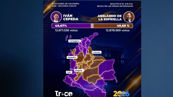 El mapa de la victoria: Las regiones que vistieron de naranja a Colombia y llevaron a Abelardo de la Espriella a la Presidencia