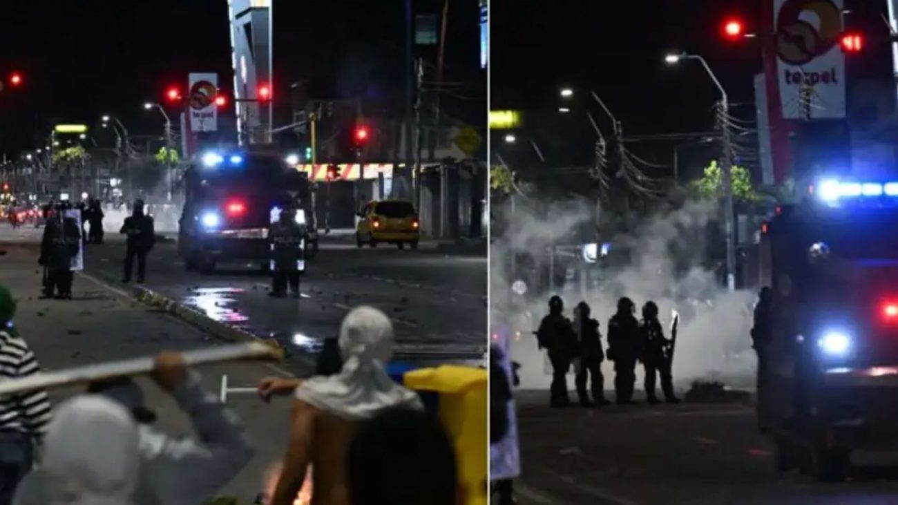 Tensión en las calles: Disturbios y bloqueos en Bogotá y Cali tras los resultados de la segunda vuelta presidencial