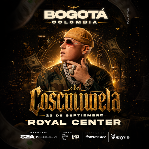 El regreso de "El Príncipe": Cosculluela anuncia concierto exclusivo en el Royal Center de Bogotá