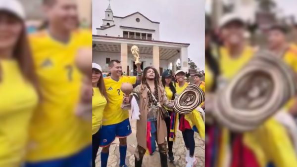 Hinchas subieron a Monserrate antes del partido Colombia vs Ghana