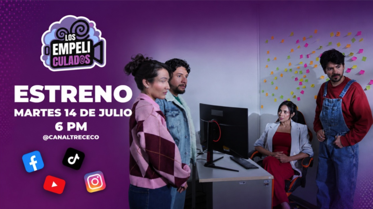 Los Empeliculados Canal Trece: la primera serie vertical e interactiva de la televisión pública