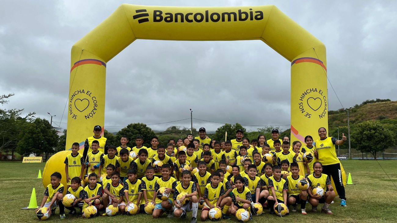 Campamentos de Fútbol Bancolombia cumplen cinco años transformando vidas